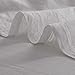 Simple&Opulence 100% Linen Hollow Hemstitch Sheet Set -4 Pieces European Flax Pure Washed Bed Sheets (1 Flat Sheet, 1 Fitted Sheet,2 Pillowcases) -Breathable and Soft (Hemstitch White,Queen)