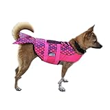 Dog Ristop Life Jacket Quick Release Swimming Vest,Fish Style Floatation Vest,Brighted Colour Easy Handle for Small Medium Large Breeds,Mermaid Small ByHeroDog