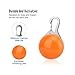 Pawaboo Dog Collar LED Light, [5 PACK] Weather Resistant Clip-on Dogs Cats Pets Collar Pendant Safety LED Lights Spotlights for Night Walking Camping, 3 Flashing Modes, Multicolor