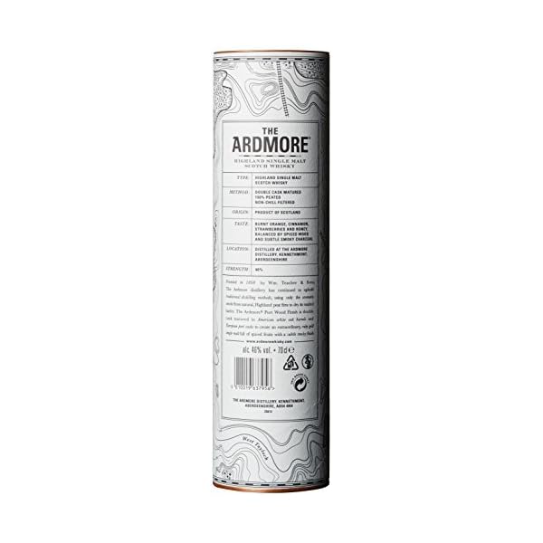 Ardmore 12 Jahre | Port Wood Finish Single Malt Whisky | mit Geschenkverpackung | 46% Vol | 700ml Einzelflasche – Bild 6