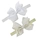Chiffon Boutique Baby Girls Infant Headbands With Kids Hair Bows Set Of 15 Colors