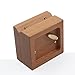 Mini 18 Note Wind-up Beech Wooden Music Box Tune of You are My Sunshine for Christmas/Birthday/Valentine's Day
