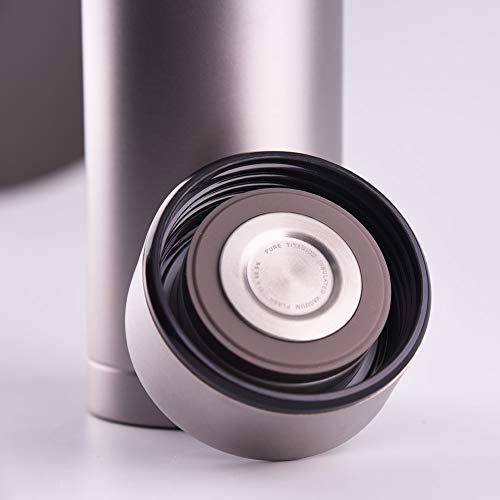 Titanium Thermos Water Bottle with Tea Leaf Strainer Vacuum Insulated Camping Mug Business Gifts