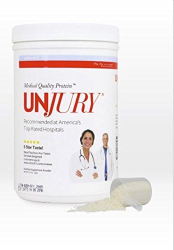UNJURY Unflavored Medical Quality Protein Powder 12.7oz Container