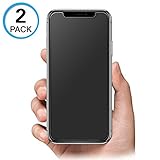 [2 pack] iPhone X Screen Protector, Aeetone Matte Anti-Glare & Anti-Fingerprint Tempered Glass Clear Film [3D Touch ][Case Friendly] Easy Install Bubble Free for iPhone X /iPhone 10
