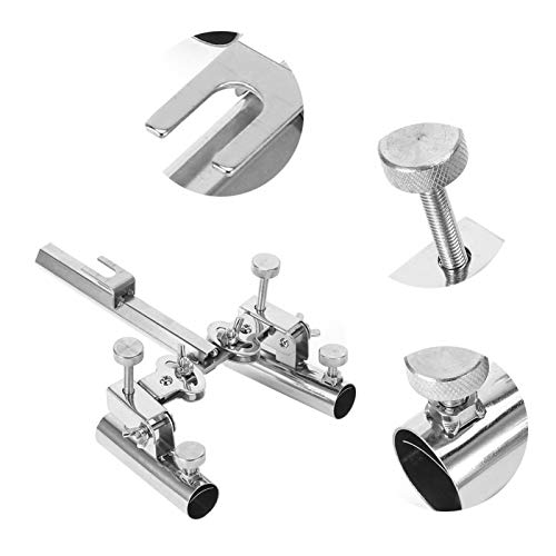 Demeras Stepless Portable Fine-Tuning Light Angelrutenhalter Rutenhalter Rack Doppelrutenhalter Halterung zum Angeln – Bild 7