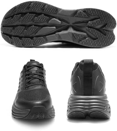 Sapatilhas de corrida desportivas masculinas, todas pretas, 40