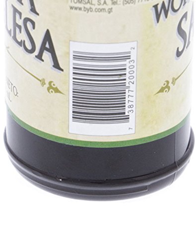 B&B Worcestershire Sauce 5.36oz - Salsa Inglesa (Pack of 1)