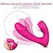 Clitoral Sucking Vibrator，G Spot Vibrating Realistic Dildo 2 in 1 Vibrators Clitoris & G-Spot Stimulator with 9 Suction & Vibration Modes Waterproof, Rechargeable (Pink)