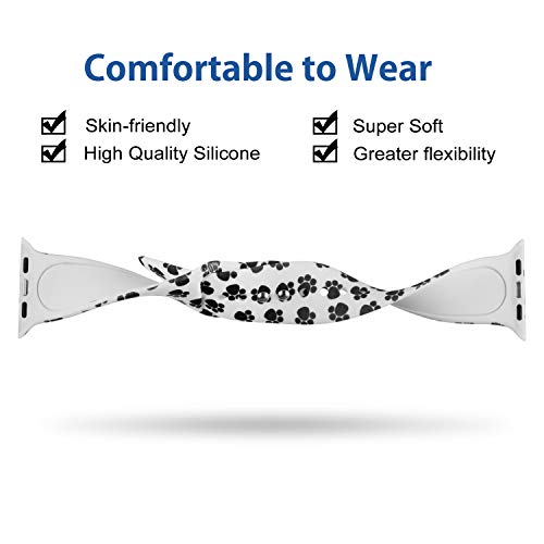 image for Laffav Compatible with Apple Watch Band 44mm 42mm Series 4 3 2 1 for W