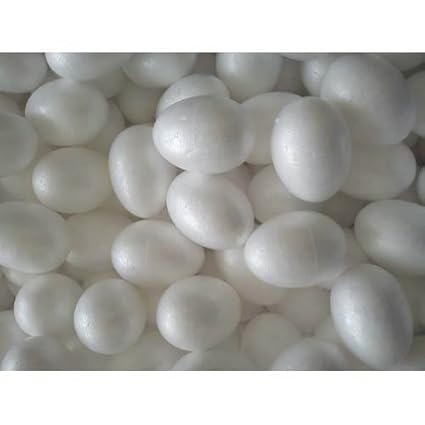 Styroporeier 6cm, 50 Stk. PREISHIT [Spielzeug]