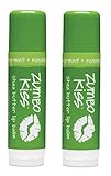 Zum Rosemary-Mint Zumbo Kiss Stick (Pack of 2) with Certified Organic Sunflower Seed Oil, Beeswax, Shea Butter, Pure Essential Oils, Candelilla Wax, Vitamin E and Honey, 0.5 oz