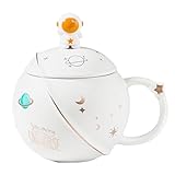 HwaGui - Cute Astronaut Mug With Lid And