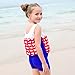 Zerlar Kids Float Suit Girls Swim Vest Toddlers Floatation Swimsuits with Adjustable Buoyancy Baby Swimsuit Float with Arm Floaties - Learn to Swim for Children 1-10 Years
