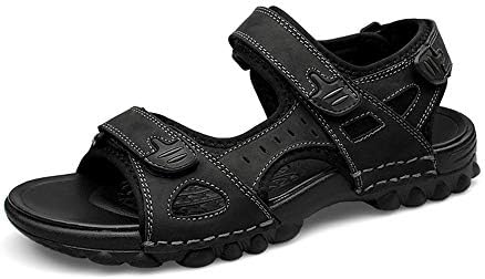 Hilotu Men's Sandals Open-toe Athletic Hiking Sandal Summer Beach Water Shoes Waterproof Outdoor Walking Sandal