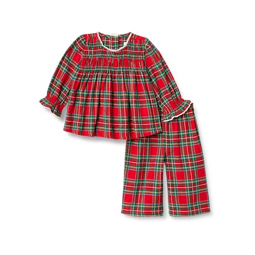 Amazon Essentials x Sofia Grainge Toddlers and Baby Girls' Long Sleeve Flannel Set
