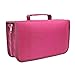 Yamde 128 Capacity Classic CD/DVD case Wallet, Storage,Holder,Booklet,Cases Binder (Rosa)