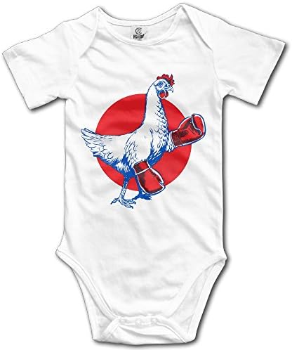 Rainbowhug Chicken Boxer Animals Unisex Baby Onesie Lovely Newborn Clothes Unique Baby Outfits Comfortable Baby Clothes