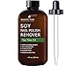 MAJESTIC PURE Soy Nail Polish Remover - Natural Acetone Free for Fingernail - Infused with Tea Tree Oil - Safe, Healthy, Gentle, Strengthening and Non Toxic - 4 fl oz