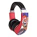 Power Rangers 30332 Kid Safe Over the Ear Headphone with Volume Limiter, Black and Red by Sakar