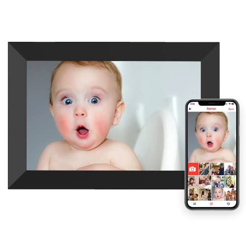 Frameo Digital Photo Frame 10.1 Inch WiFi Digital Picture Frame with 16GB Storage, IPS Touch