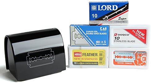 RoyalShave Blade Sample Pack with Black Blade Safe
