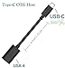 USB C to USB Adapter 5 Pack OTG Adaptor Woodcovo Type C to USB A Converter Data Syncing and Charging for Samsung,for MacBook for ChromeBook for Pixel,for Nexus,All Type C Supported Device