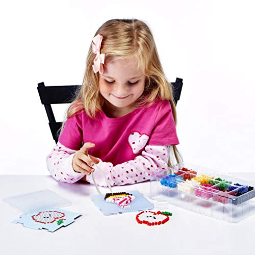Fuse Beads - 12,000 pcs Fuse Beads Kit 48 Colors 5MM for Kids - Fusion Beads Including Multiple Accessories You Need - Iron Beads Kit for Child Gift by YRYM HT - Thumbnail 4