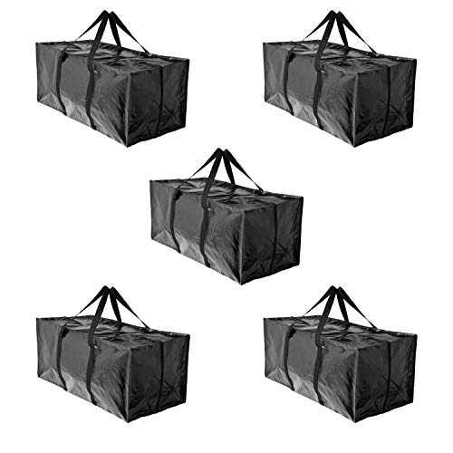 5 Moving Bags Extra Large Heavy Duty Stronger Handles Wrap Around Bag