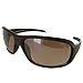 Vuarnet Extreme Unisex VE5006 Rectangular Fashion Sunglasses, Matte Brown