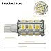 GRV T10 921 194 24-5050 SMD LED Bulb lamp Super Bright Warm White DC 12V Pack of 10