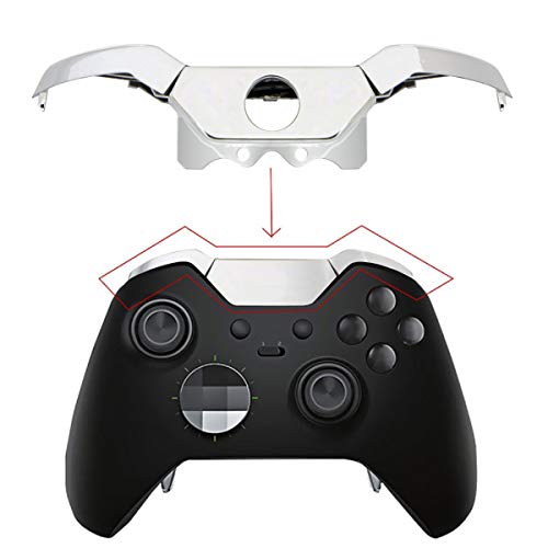 EMiEN 2 Pack Black Silver Bumpers LB RB Triggers Gamepad Buttons Repair Parts Replacement for Xbox One Elite Controller & Xbox One with 3.5mm headphone jack Versions ,T6 T8 Screwdriver Repair Tool Kit - Thumbnail 2