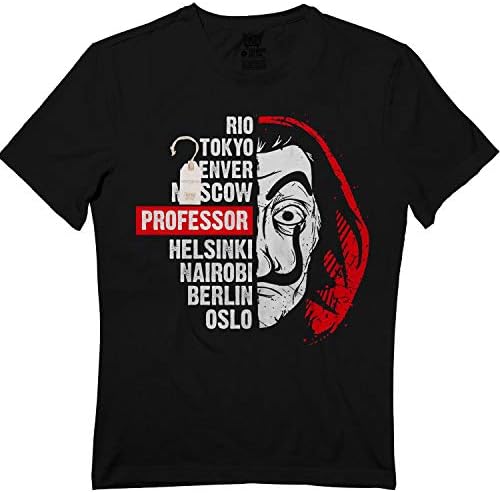 El Profesor Berlin Tokio Rio Nairobi Denver Moscu Oslo T Shirt