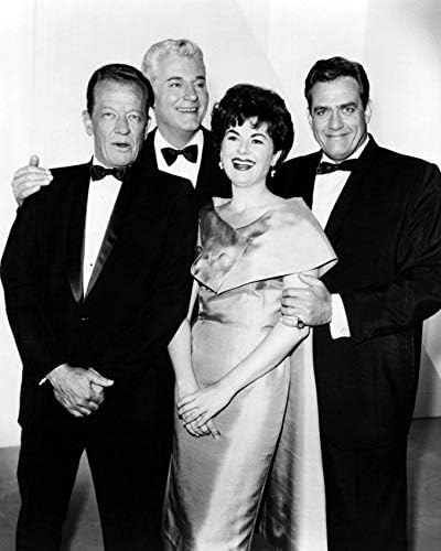 Photographs - Perry Mason Raymond Burr Barbara Hale and cast dressed up 8x10 Photo