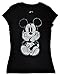 Disney Juniors T-Shirt Mickey & Minnie Mouse Front Back Print Distressed