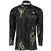 Mossy Oak Men's Camo Lightweight 1/4 Zip Hunting Shirt