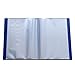 MyLifeUNIT 60-Pocket Business A4 Sheet Presentation Book, 120-Page Capacity for A4 and Letter Size Inserts (Blue)