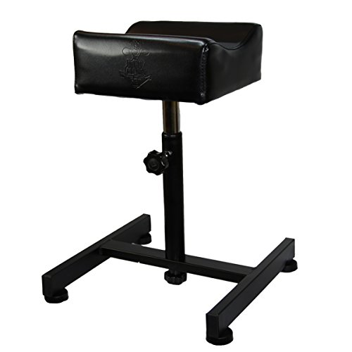 LCL Beauty Portable Black Adjustable All Purpose Leg Rest Stand Tattoo Studio Equipment