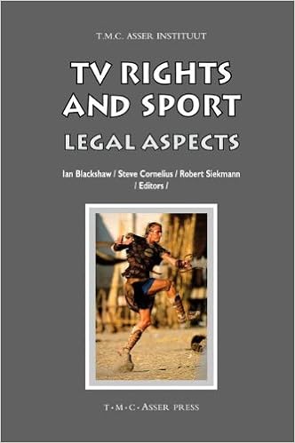 Tv Rights And Sport Legal Aspects Asser International - 