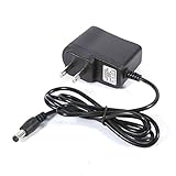 ZJchao 9V 1A Power Adapter/Wall Charger for Arduino (2-Flat-Pin Plug / 96CM Cable)