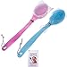 TopNotch Brush with Long Handle - 2 Pack Bath Shower Brushes