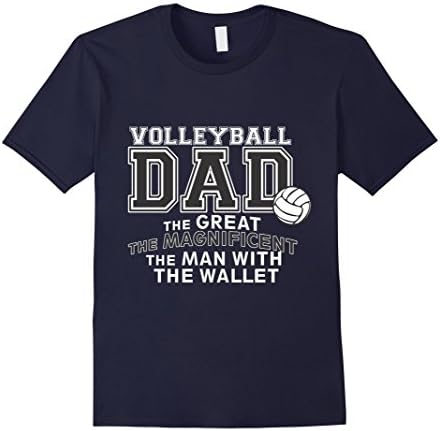 Men's Volleyball Apparel - Volleyball dad t-shirt XL Navy
