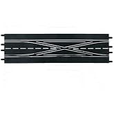 Carrera 30347 Double Lane Change Track Section add on Expansion Accessory Part Compatible with Digital 132 and 124 Slot car Tracks