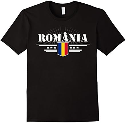Mens ROMANIA T-Shirt /Romanian T-shirt /Romanian Flag Gift ideas  XL Black
