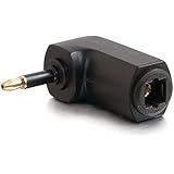 C2G / Cables To Go 40017 Right Angle Optical Mini TOSLINK  to TOSLINK  Adapter