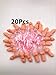 ASIBT 20 Pcs Novelty Pecker Whistle with Ribbon & Feather, Bachelorette Party Necklace