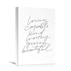 signwin Canvas Wall Art Pressed Quotes Bedroom Industrial...