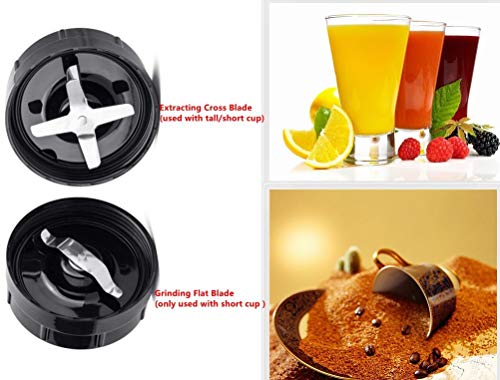 E EVERKING Blender, Smoothie Blender,Food Extractor Juicer,High-Speed Personal Blender for Shakes,Smoothies,Spices,1000W Coffee Grinder with Blending and Grinding Blades,Included 2-Piece BPA-Free Blender Bottles
