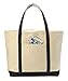 Handy Laundry Canvas Tote Beach Bag - Large Bags with Shoulder Straps, Strong Enough to Carry Beach Gear and Wet Towels. Front Pocket, Zippered Top Closure. (Navy Blue)