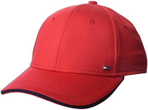 ?️NWT Tommy Hilfiger Red Logo Unisex Adjustable Baseball Hat One Size Tommy Hilfiger Men main image 2